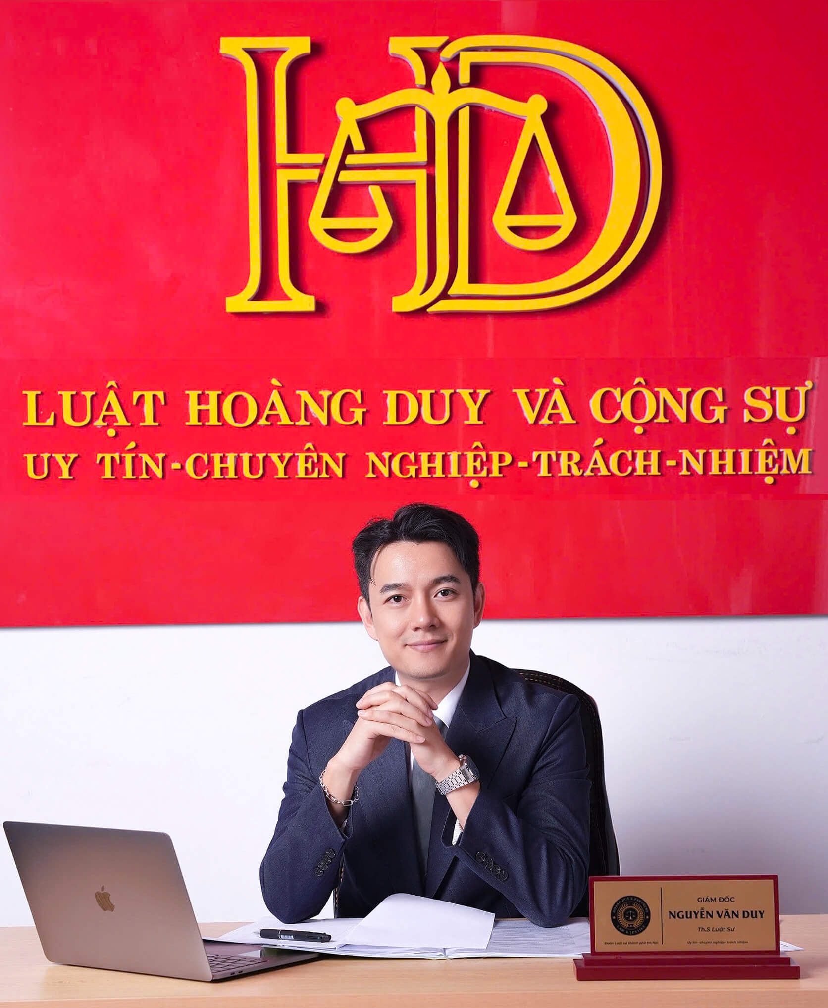 Luật sư Nguyễn Văn Duy, Giám đốc Công ty Luật TNHH Hoàng Duy và Cộng sự