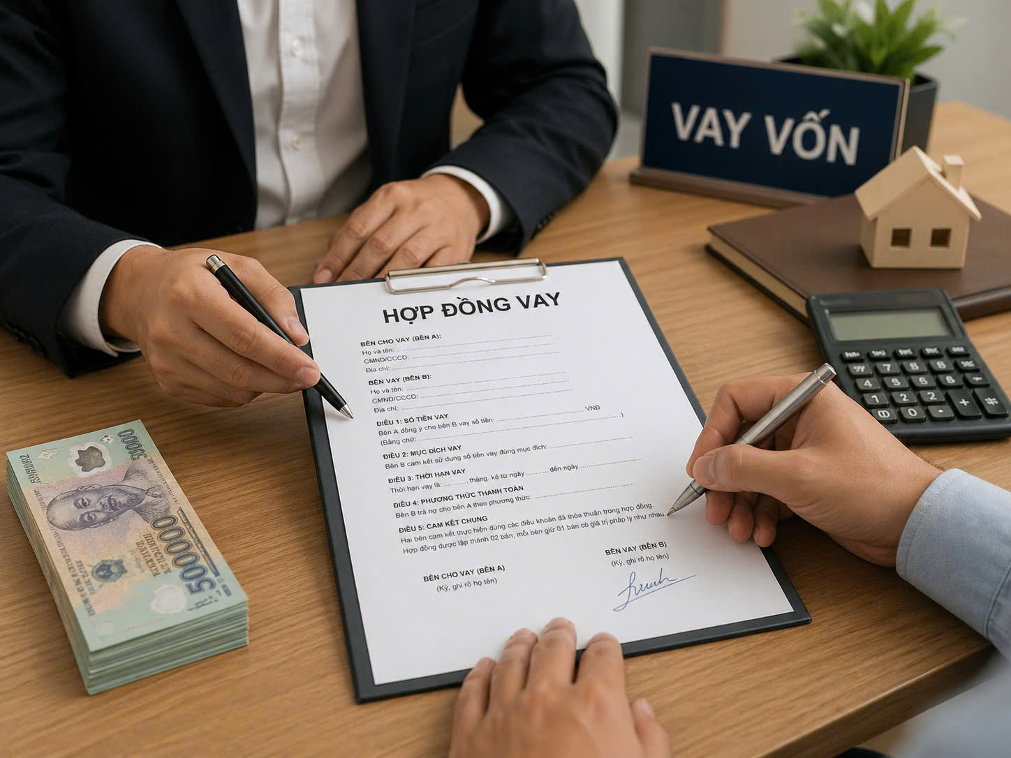 Hợp đồng vay tài sản? 5 rủi ro hay gặp.