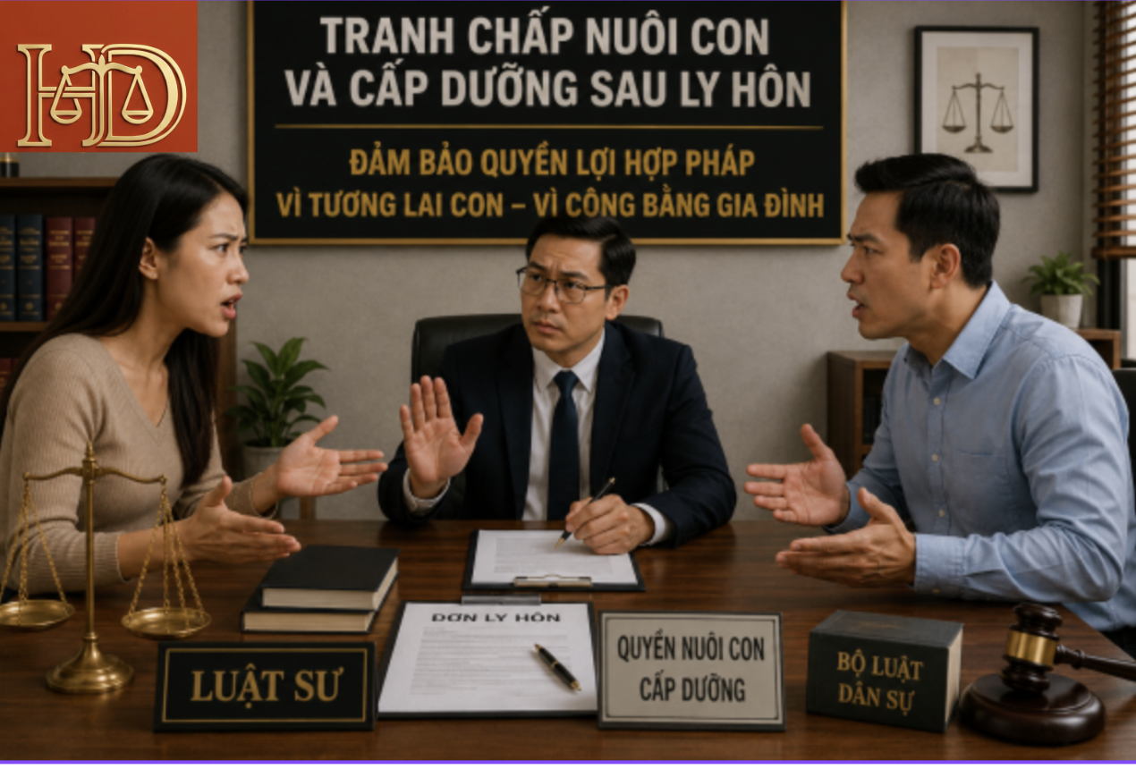 Tranh chấp quyền nuôi con & nghĩa vụ cấp dưỡng 1 hay nhiều con