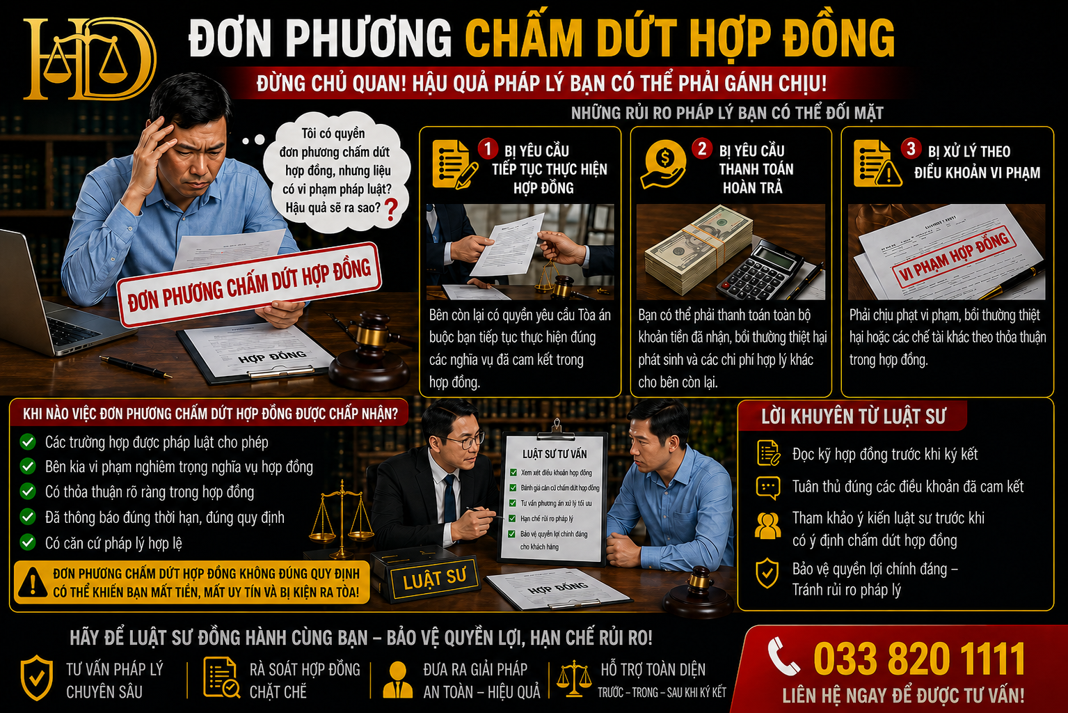 Đơn phương chấm dứt hợp đồng trái pháp luật